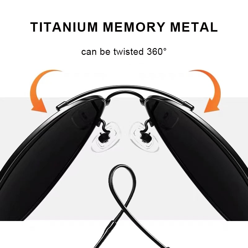 CLLOIO Titanium Alloy Sunglasses