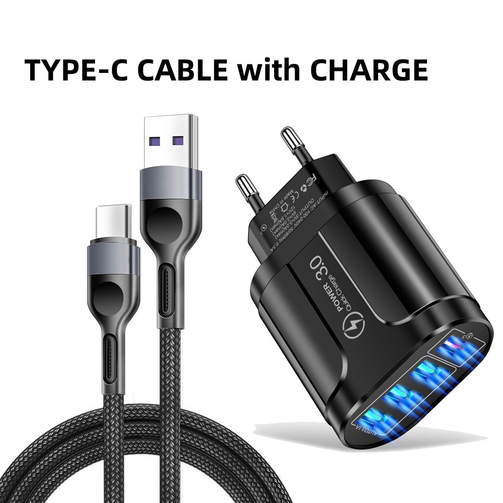 45W USB Wall Charger Fast