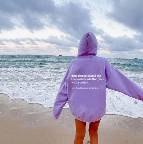 Dear Person Behind Me Hoodie