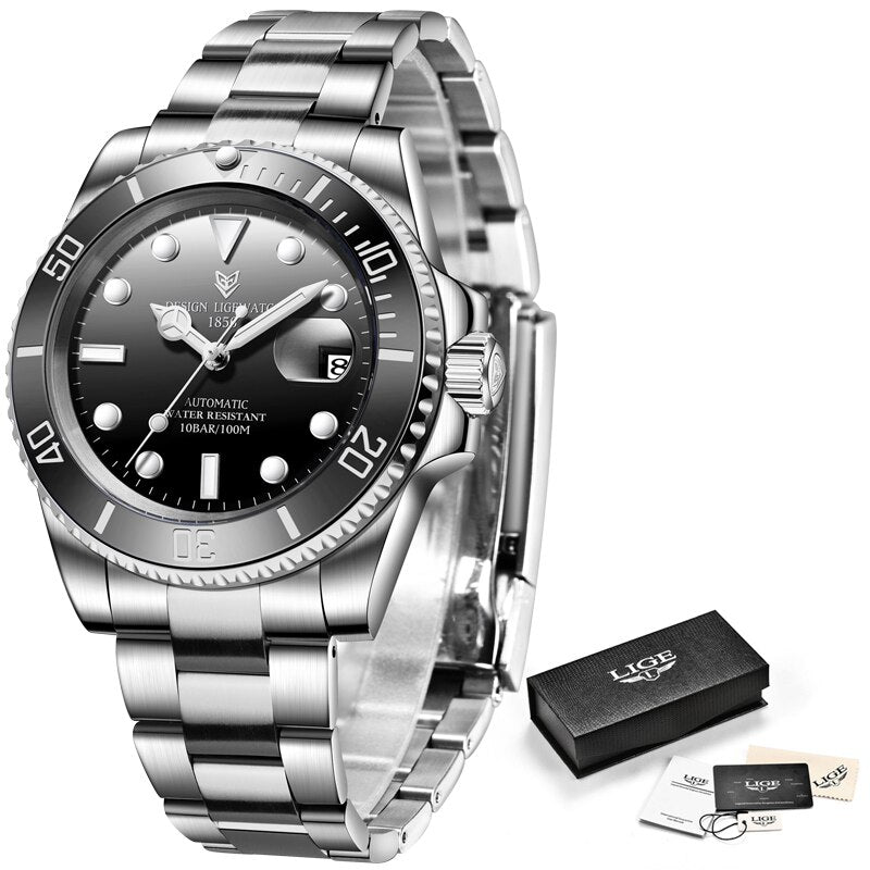 LIGE Mechanical Wristwatch