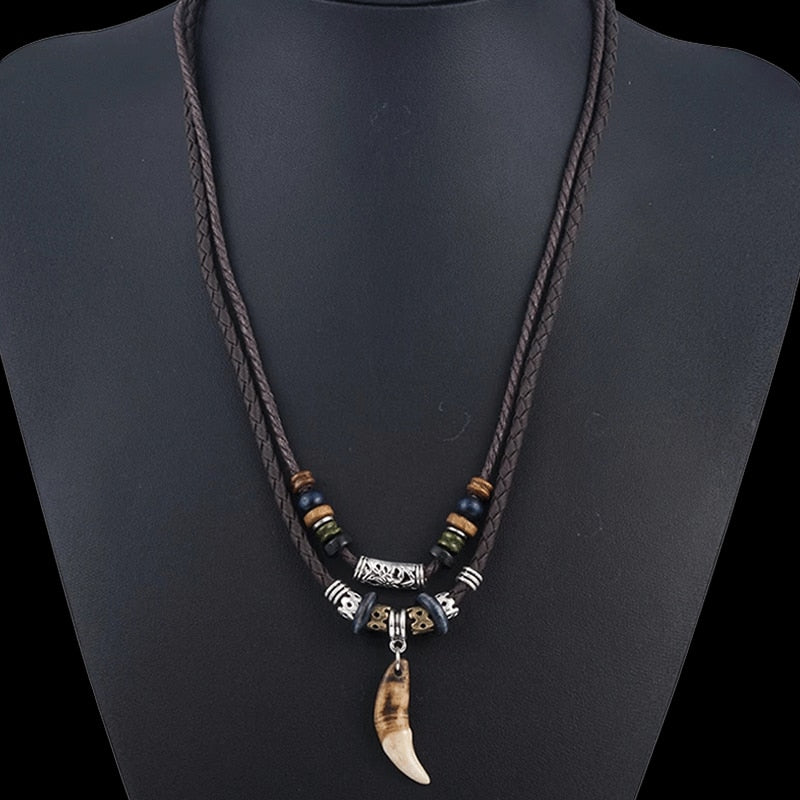 Bohemian Tooth Pendant