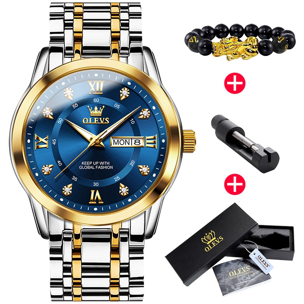 OLEVS Luminous Gold Watch