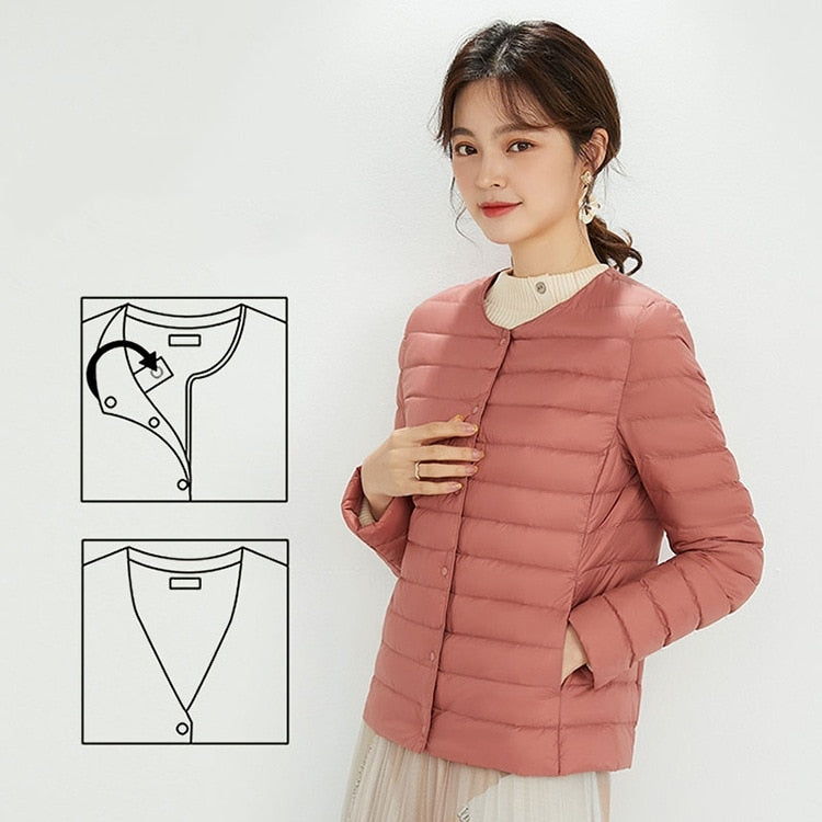 Duck Down O-Neck Jacket