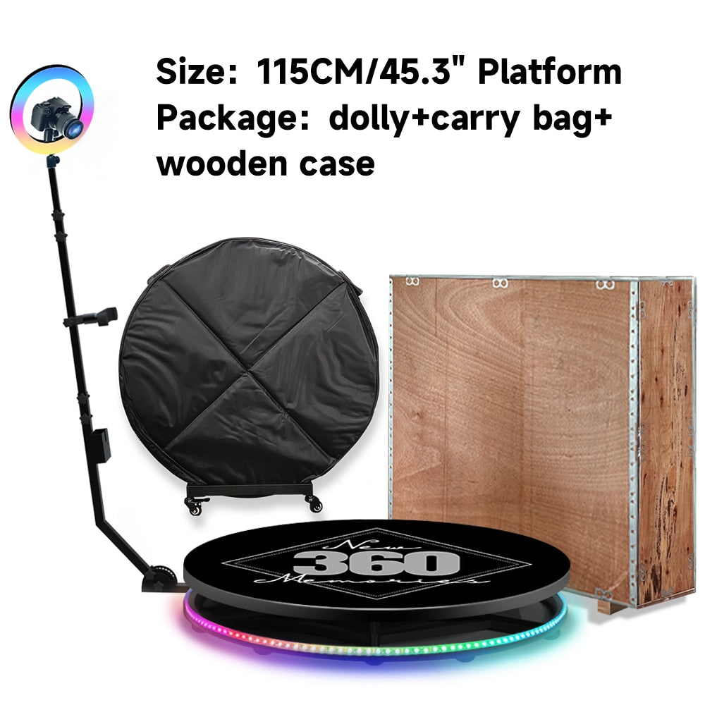 Automatic 360 Photo Booth Degree Camera Spinner