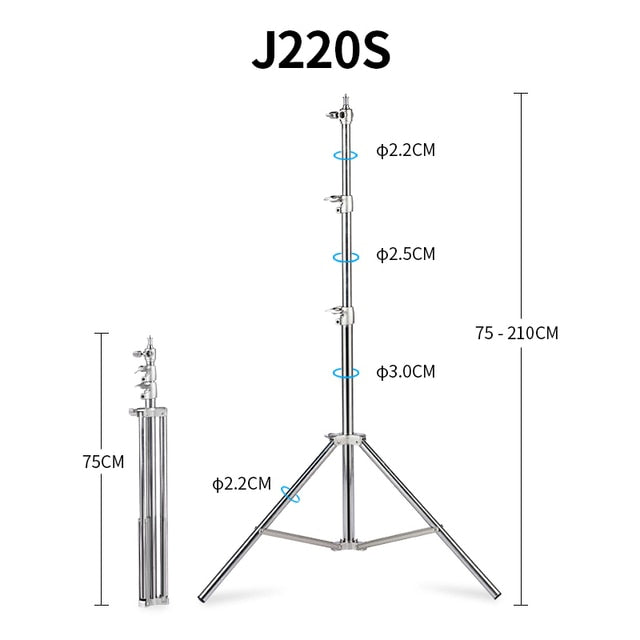 SELENS Adjustable Stainless Steel Tripod