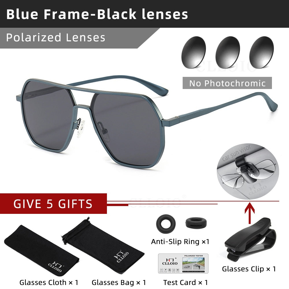 CLLOIO Aluminum Sunglasses