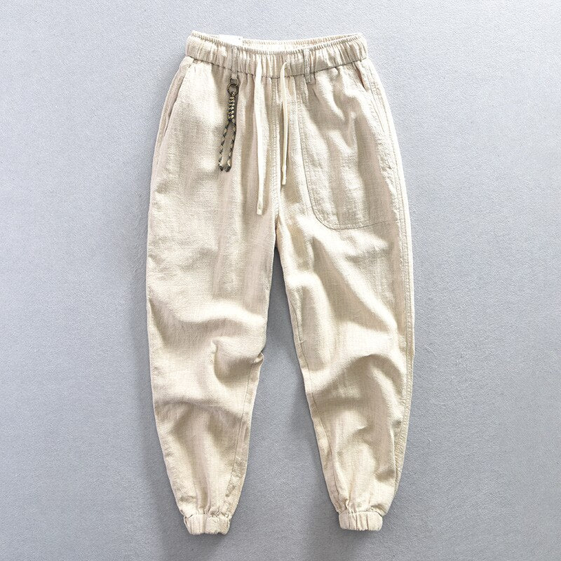 Loose Linen Casual Pants