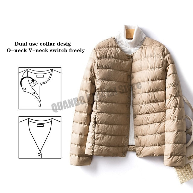 Duck Down O-Neck Jacket