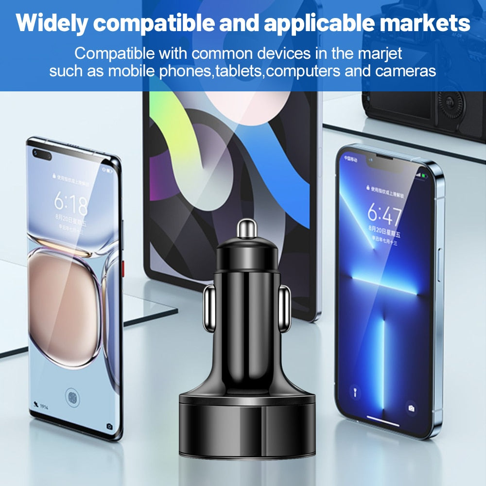 250W 5 Port LED Car Charger