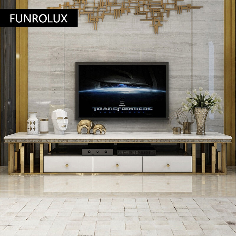 FUNROLUX TV Cabinet and 4 Bar Stools