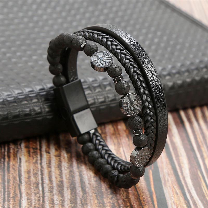 Hand-woven Leather Bracelet