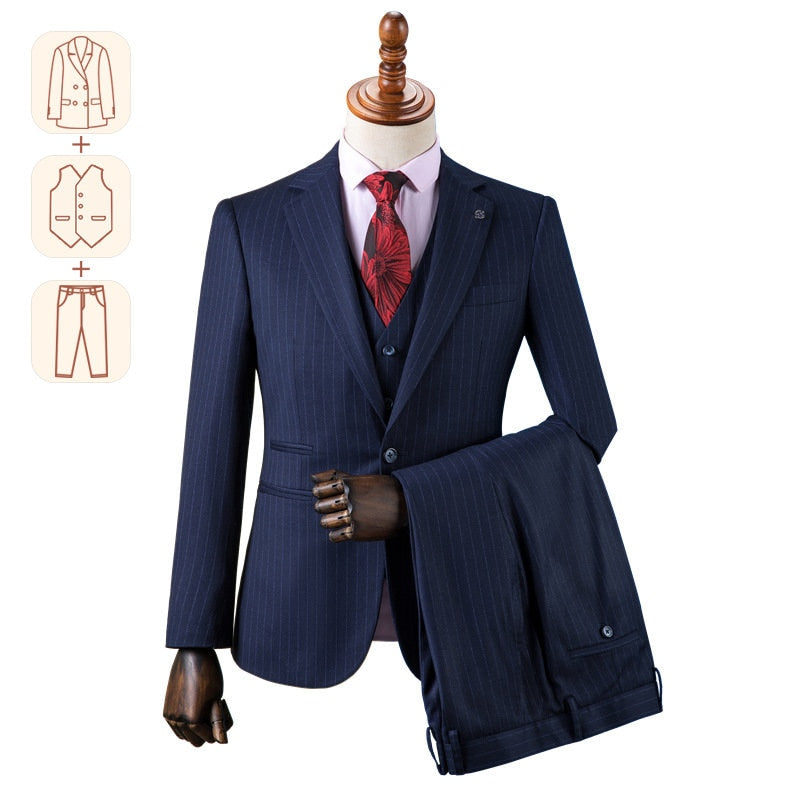 Premium British Stripe Suit