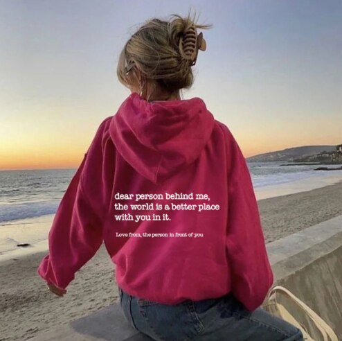 Dear Person Behind Me Hoodie