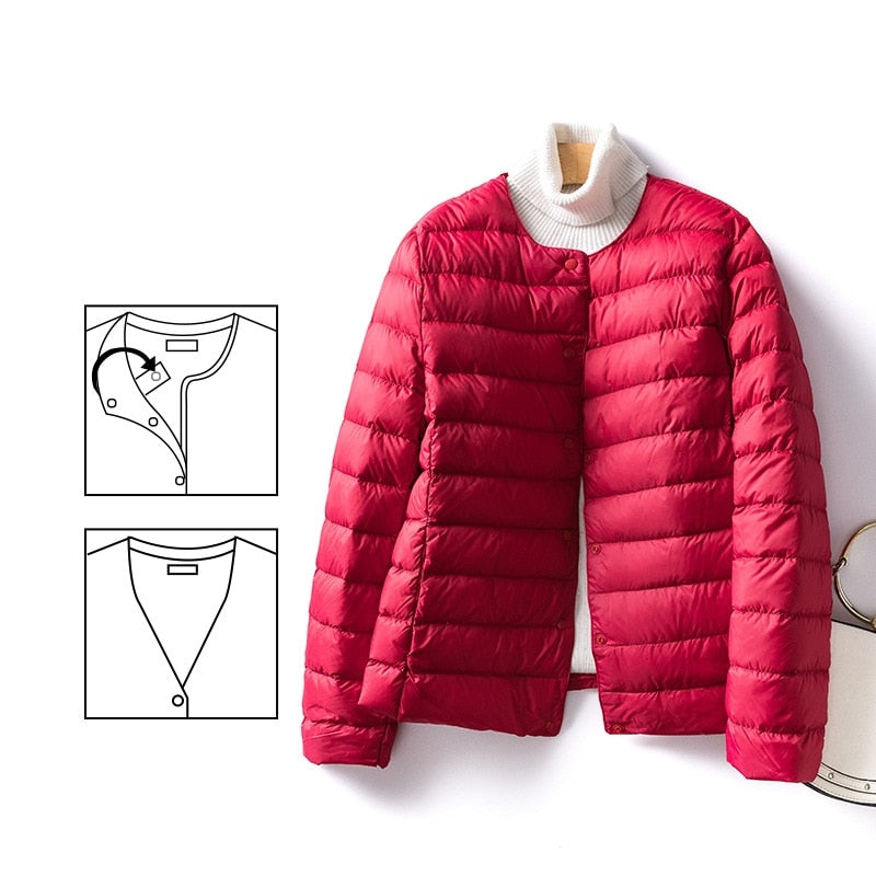 Duck Down O-Neck Jacket