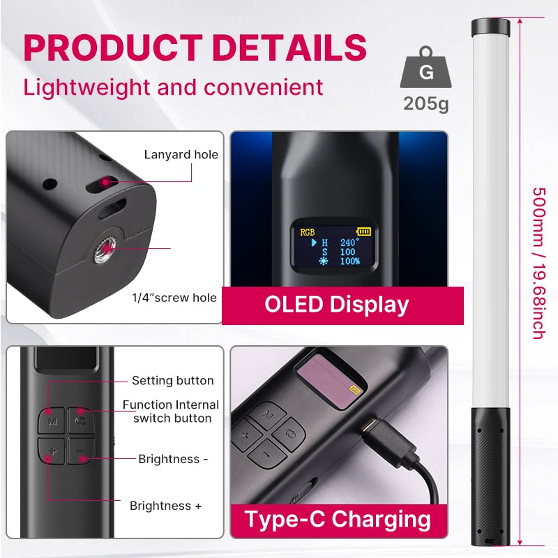 Ulanzi VL119 Handheld Stick Light