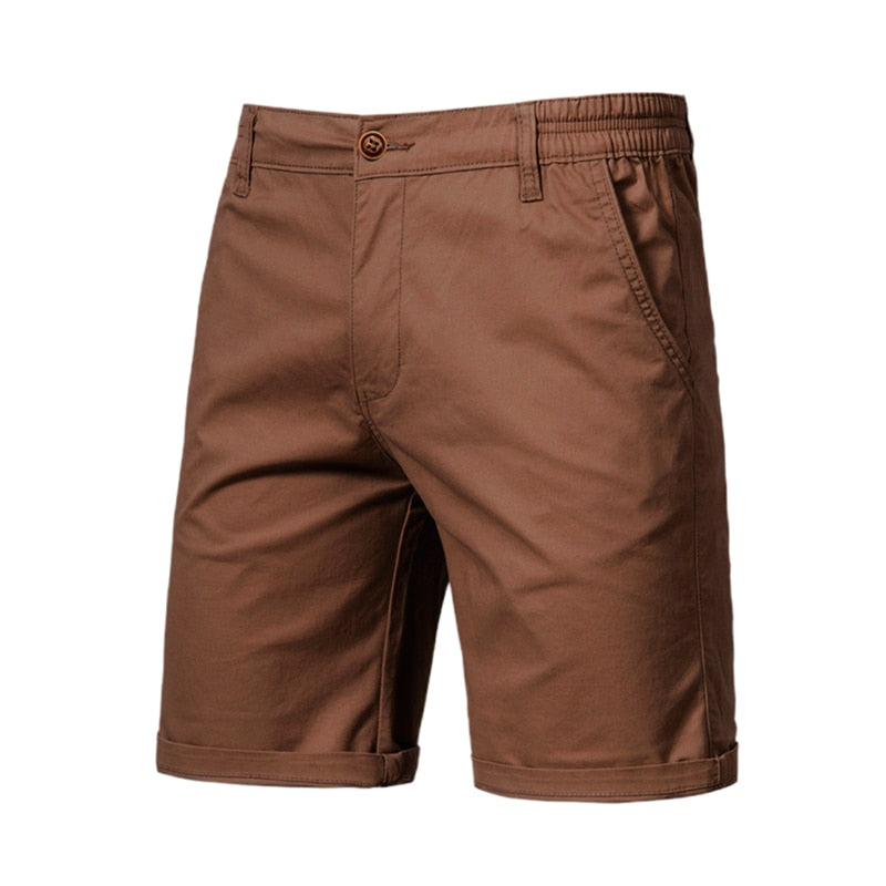100% Cotton Solid Shorts