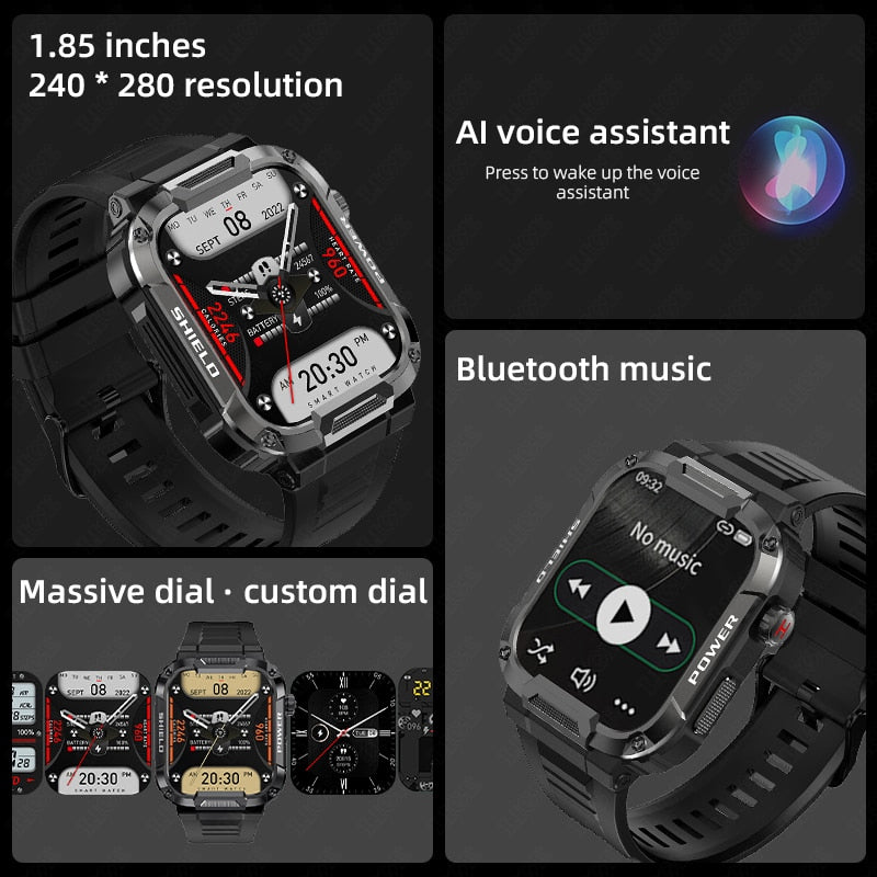 LIGE Smart Military Watch