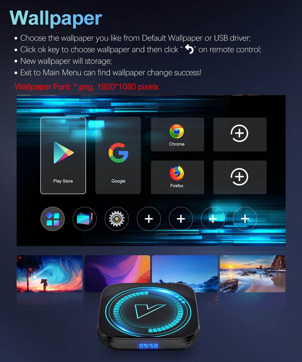 VONTAR H618 Android 12 TV Box