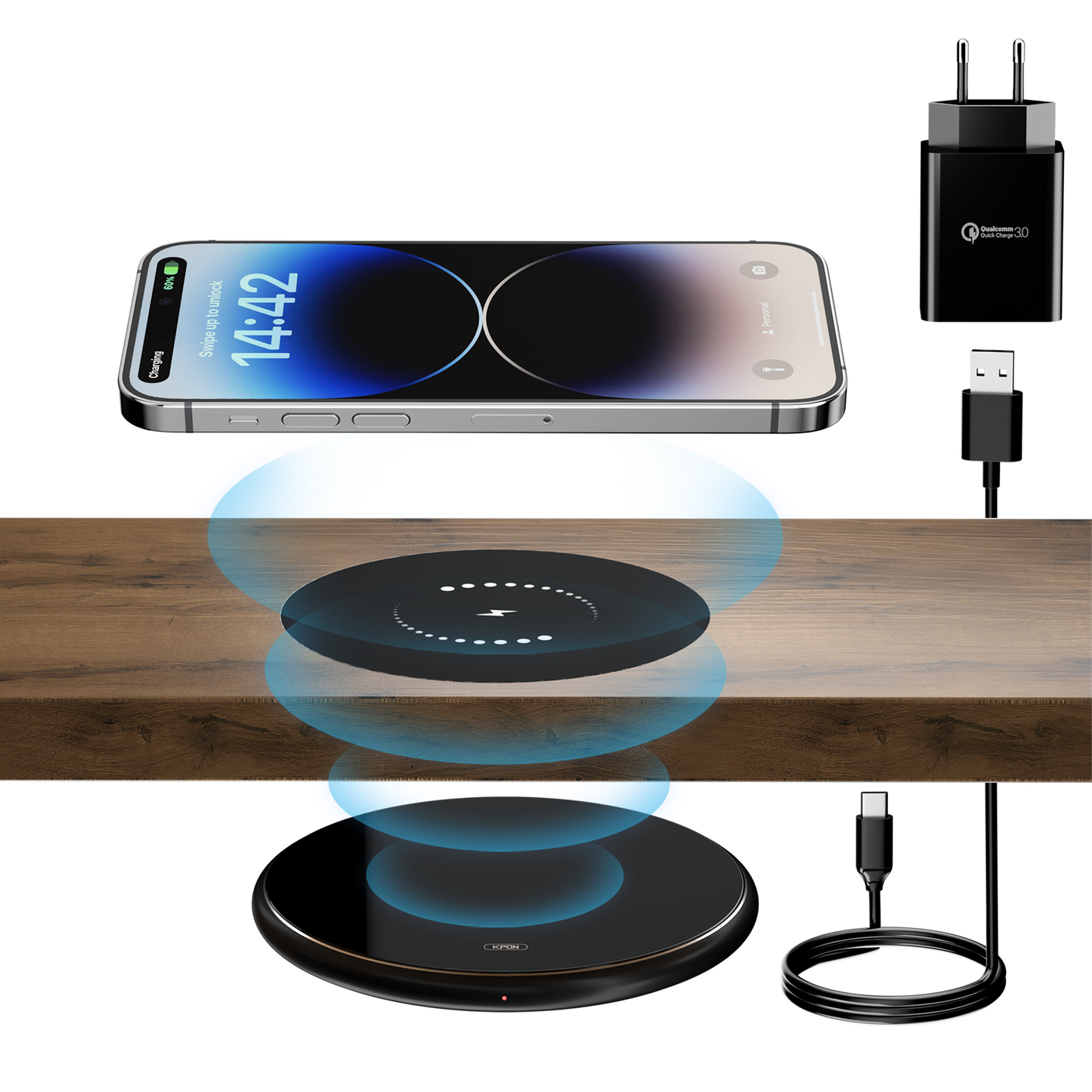 KPON Invisible Wireless Charger