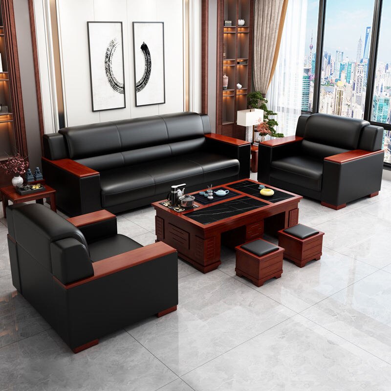 Reception Leather Lounge Set