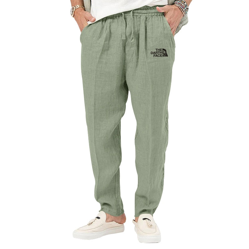 Straight Linen Pants
