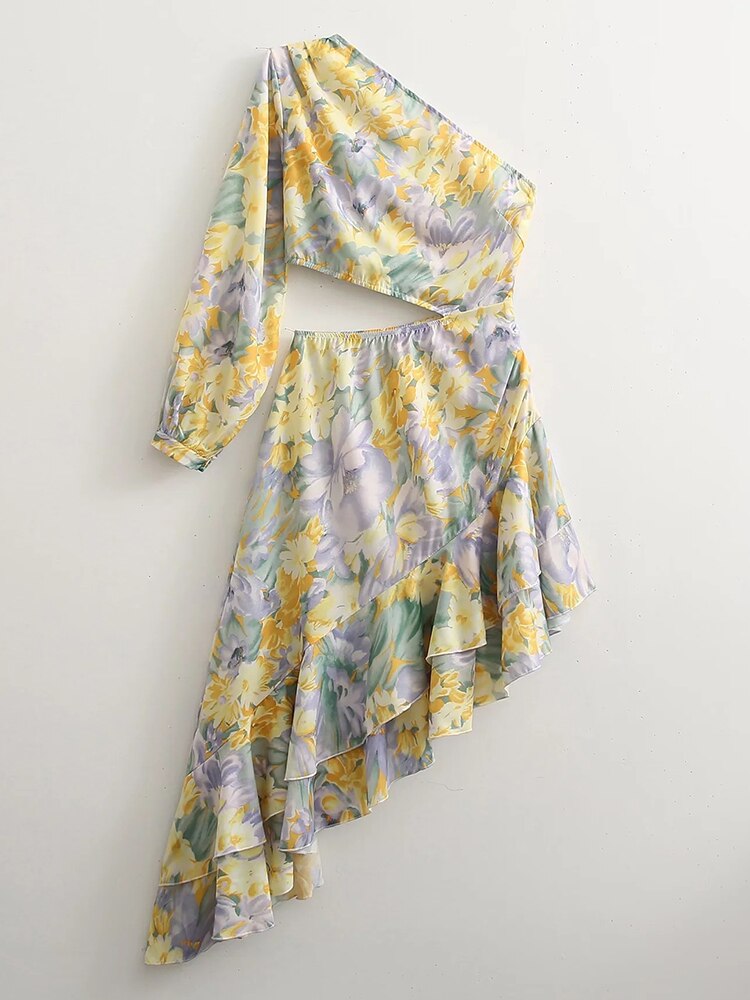 Designer Floral Dress