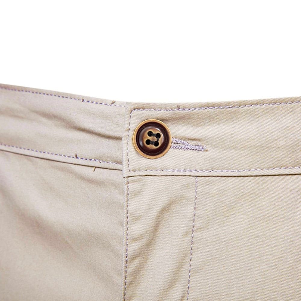 100% Cotton Solid Shorts