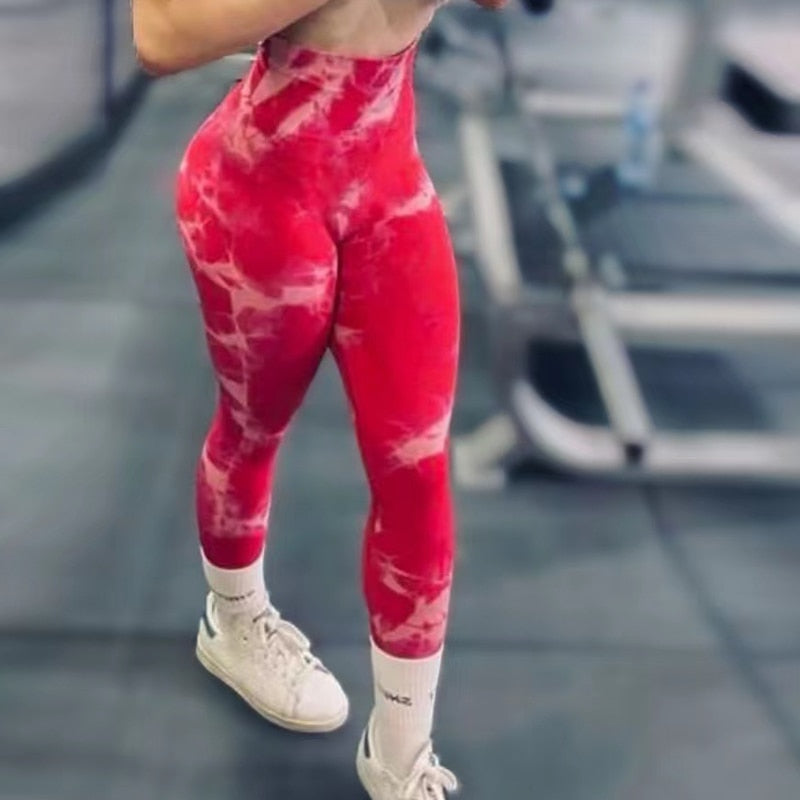 21 Color Tie Dye Seamless Leggings