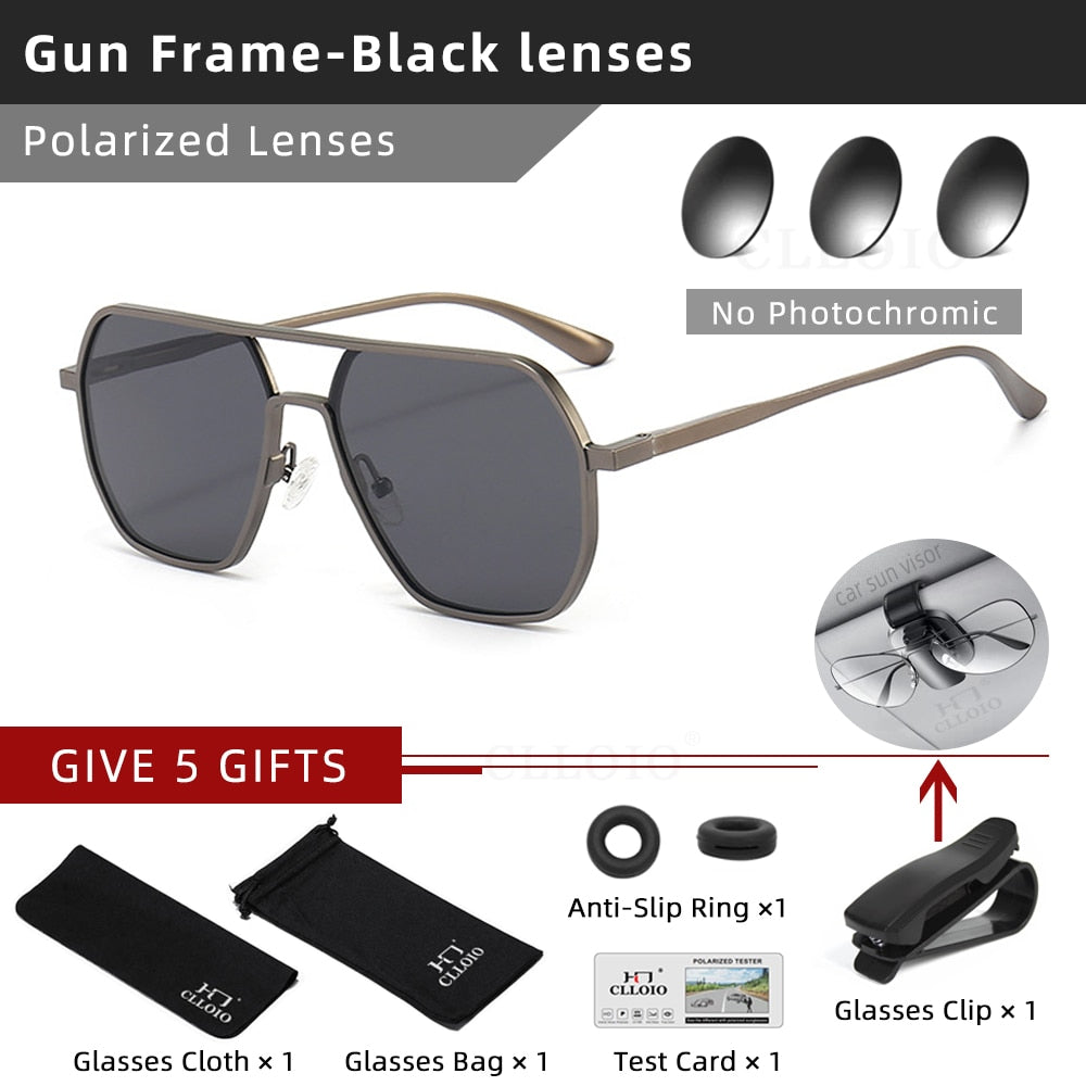 CLLOIO Aluminum Sunglasses