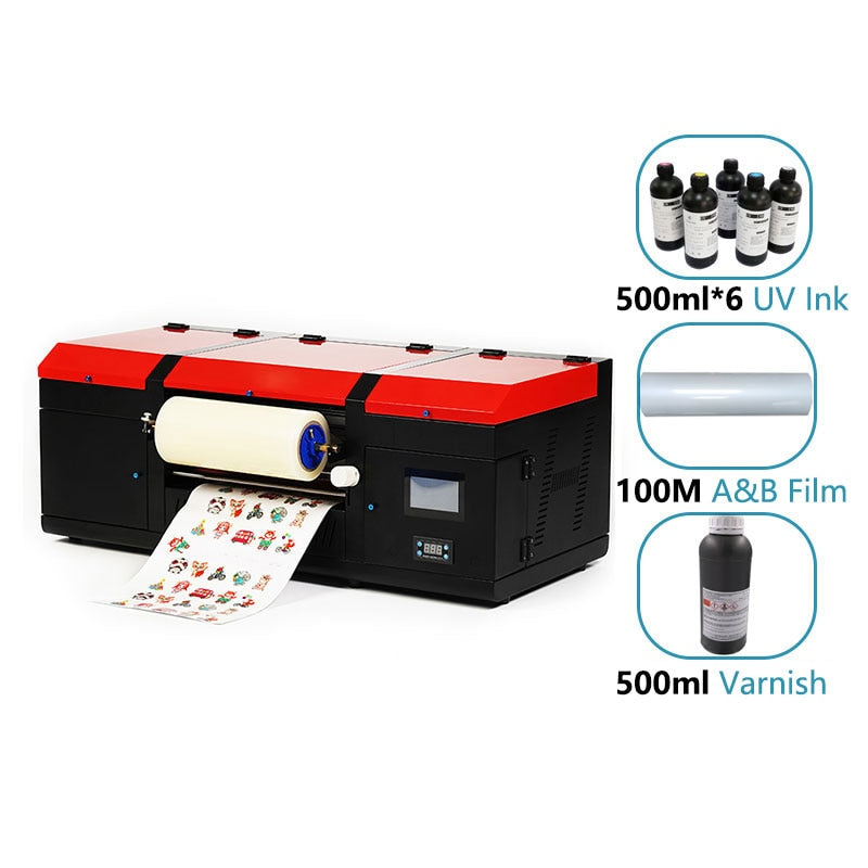 2 In 1 UV Dual Sticker Printer