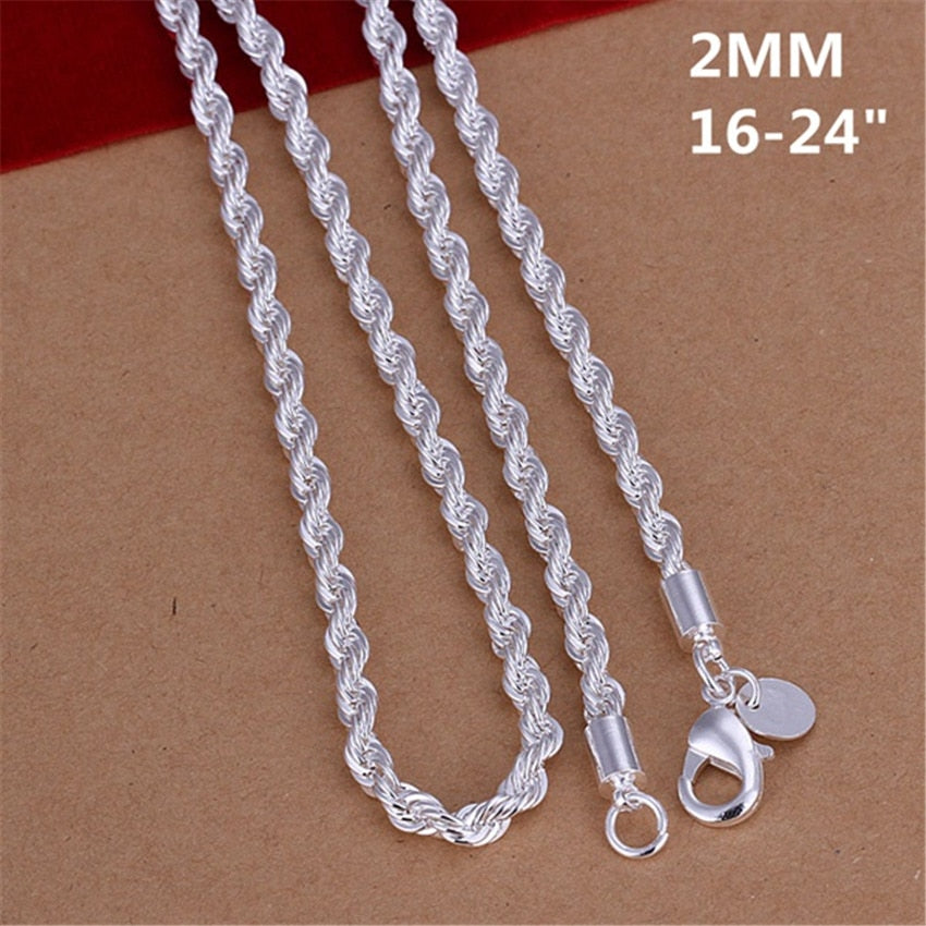 URMYLADY Rope Chain Necklace