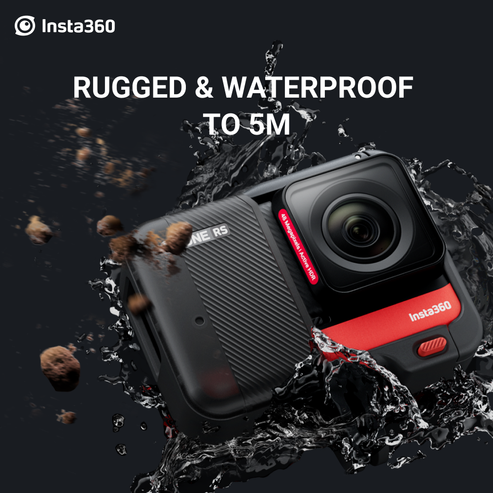 Insta360 ONE RS Waterproof 4K 60fps Action Camera