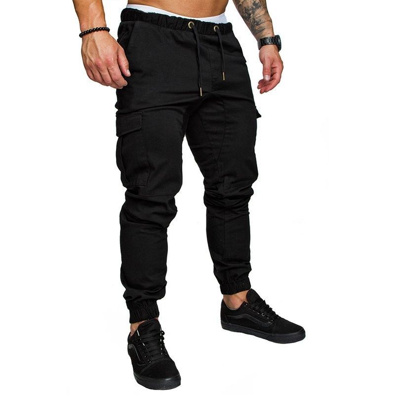 Casual Elastic Cargo Pants