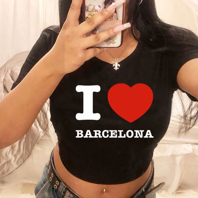 I Love Barcelona T Shirt