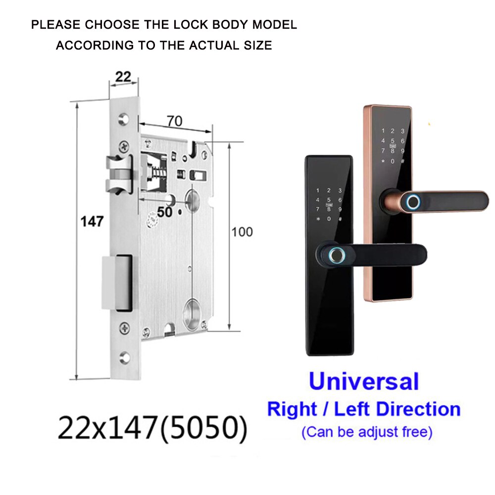AISUO Bluetooth Fingerprint Smart Door Lock