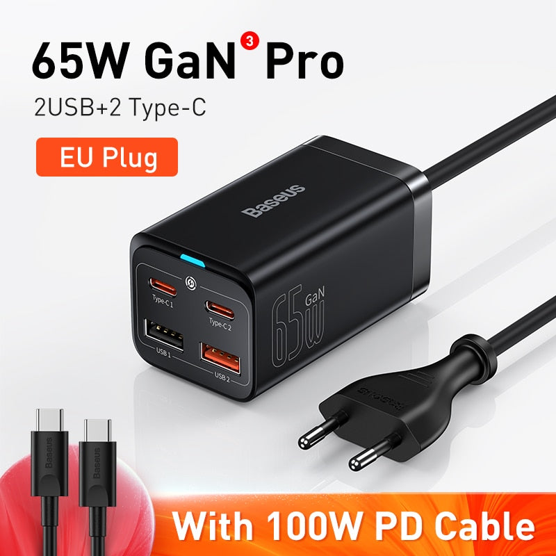 Baseus 100W 65W GaN Charger