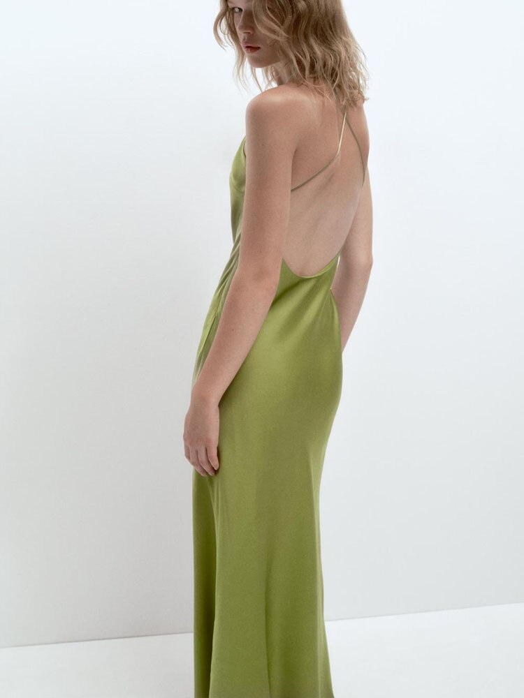Elegant Satin Dress