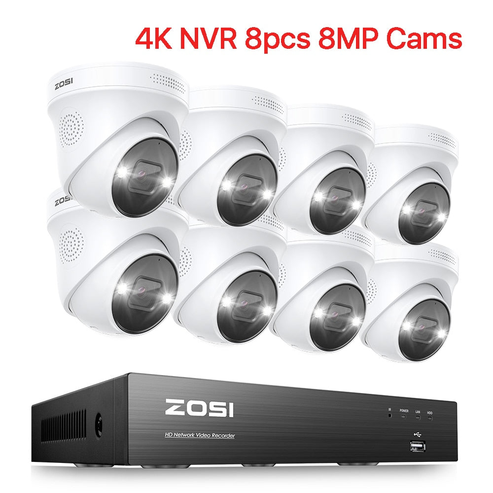 ZOSI 4K PoE Video Surveillance System
