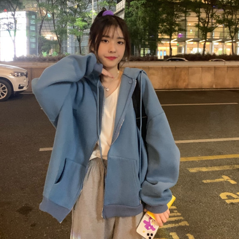 Oversized Drawstring Hoodie