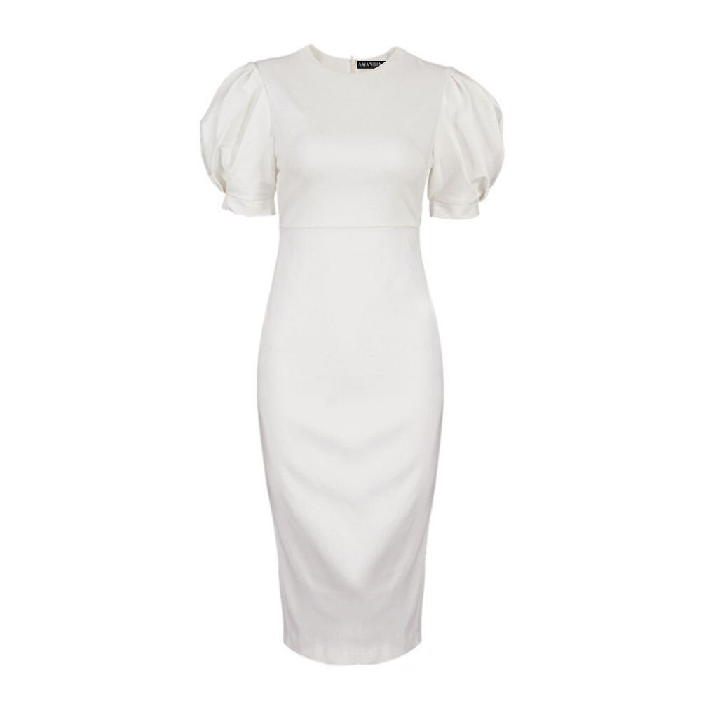 Luxe Puff Sleeve Cocktail Dress