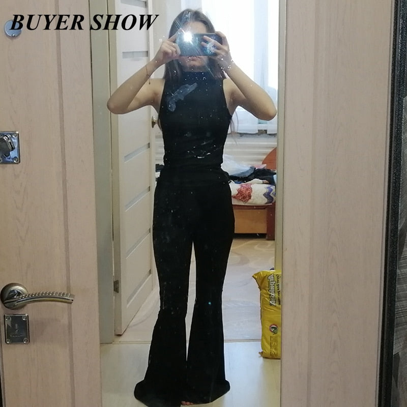 High-Waisted Wide-Leg Pants