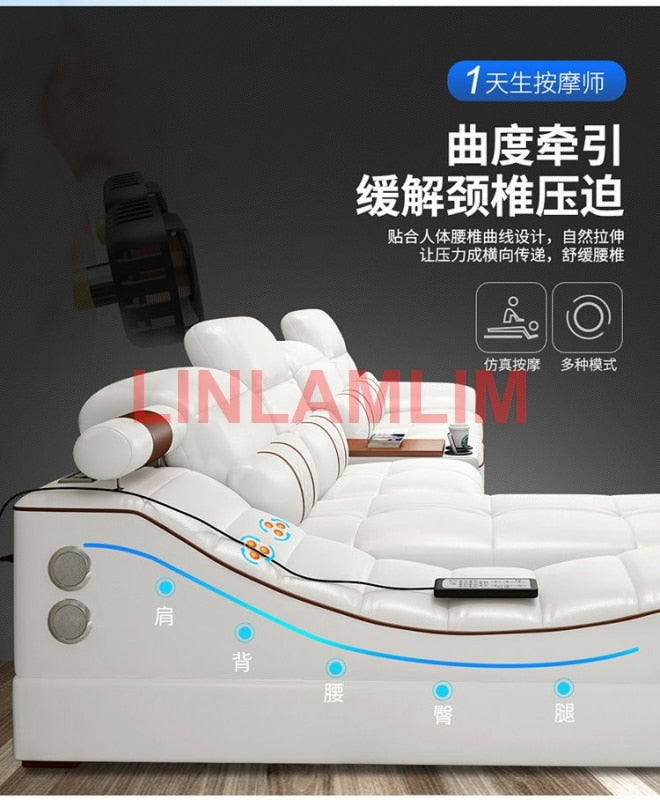 Manbas Genuine Leather Smart Sofa