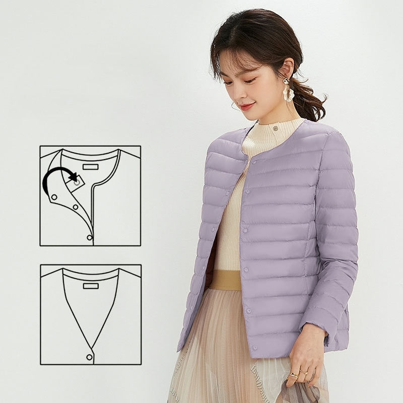 Duck Down O-Neck Jacket