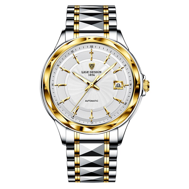 LIGE Sapphire Glass Automatic Watch
