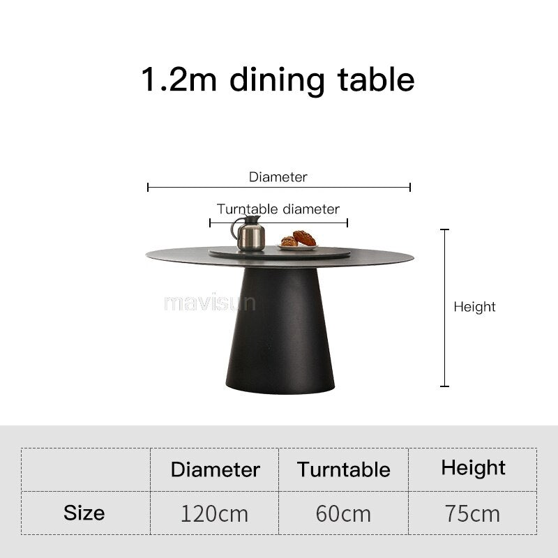 Modern Round Dining Table & Chairs