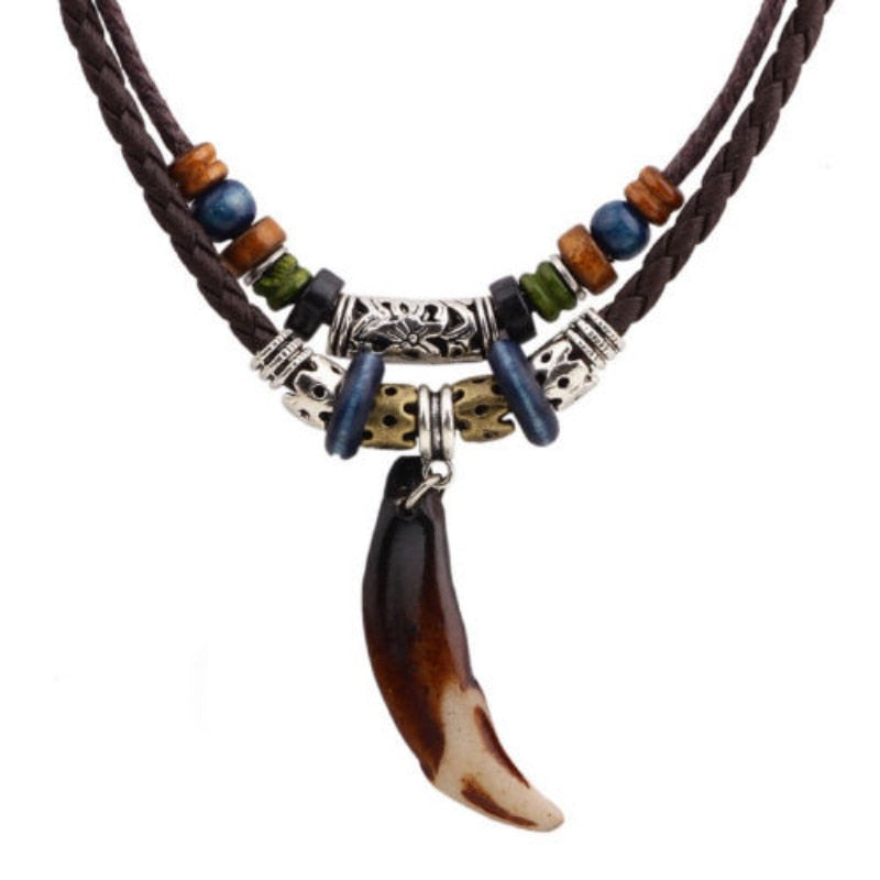Bohemian Tooth Pendant