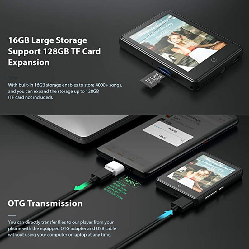 RUIZU M7 BT 5.0 MP3 Player
