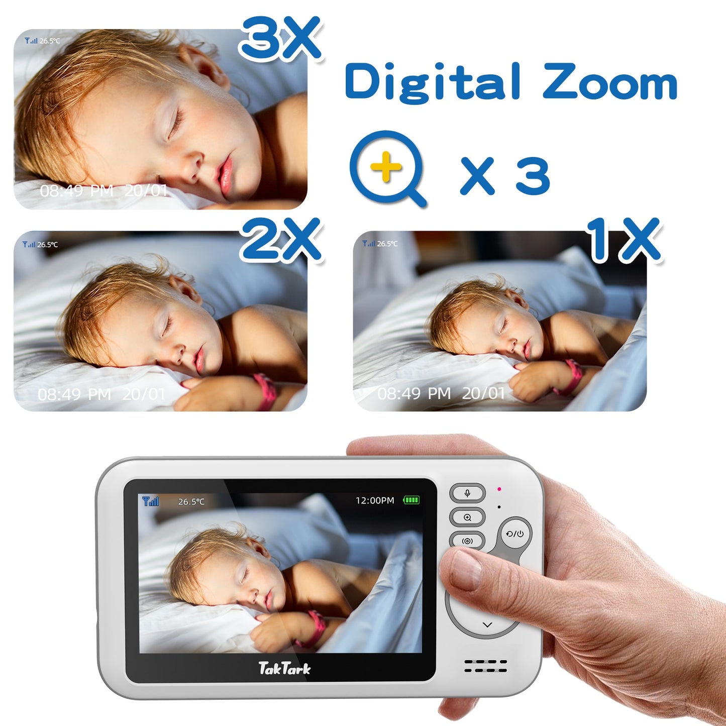 4.3 Inch Video Baby Monitor