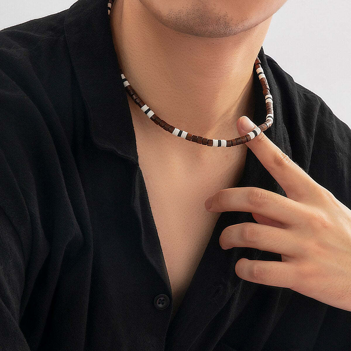 Wooden Bead Necklace