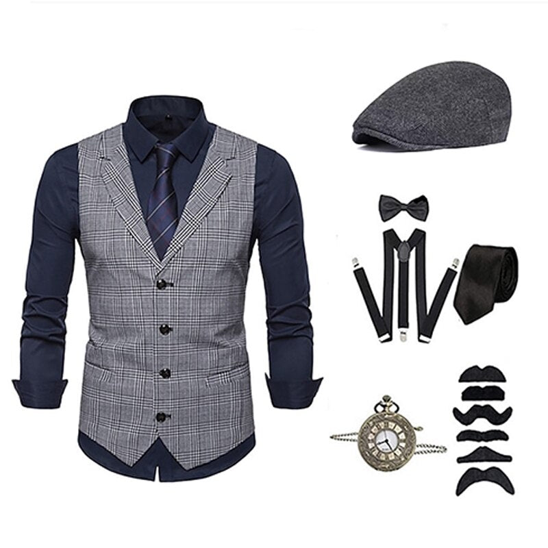 1920s Mafia Masquerade Costume